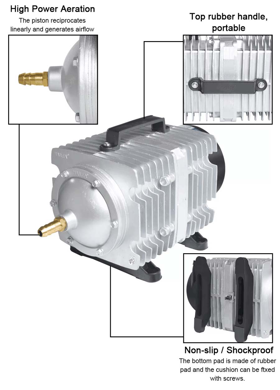 Bomba de aire Hailea 135W (4)