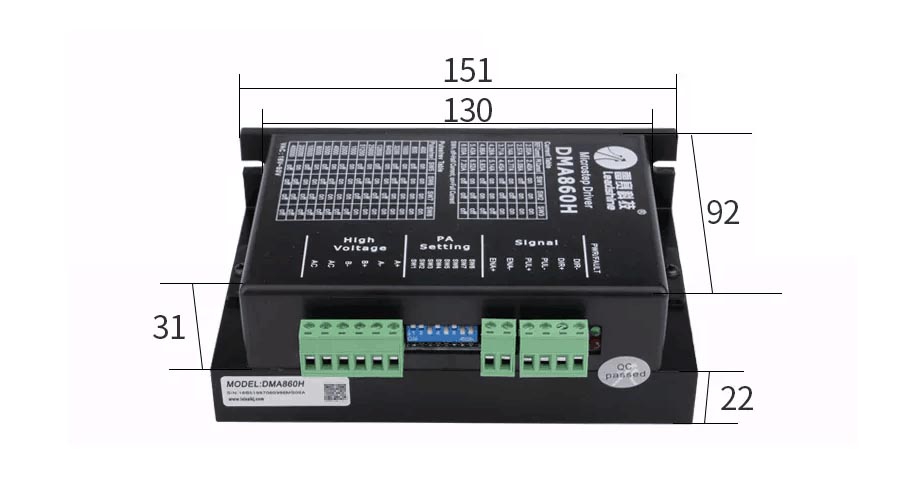 Driver pas cu pas Leadshine DMA860H (6)