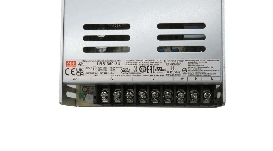 Fuente de alimentación MeanWell 350 W 24 V (3)