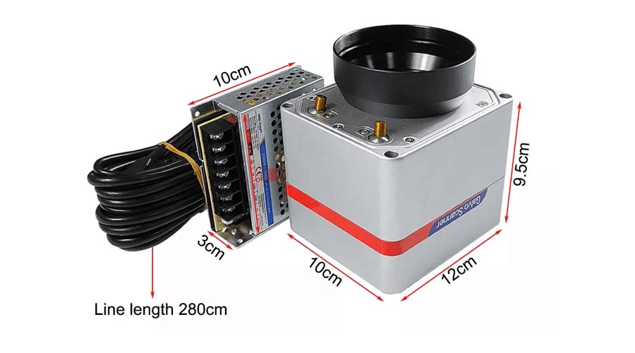 SINO CR1001 Galvo Scanner Lub taub hau 7